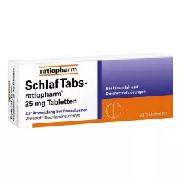 SCHLAF TABS-ratiopharm 25 mg tablety, 20 ks