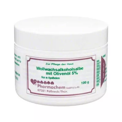 WOLLWACHSALKOHOLSALBE m.olivový olej 5%, 100 g