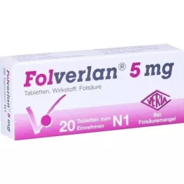 FOLVERLAN 5 mg tablety, 20 ks