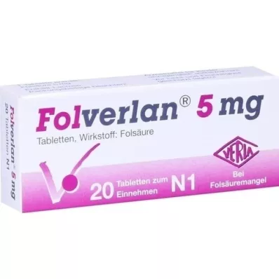 FOLVERLAN 5 mg tablety, 20 ks