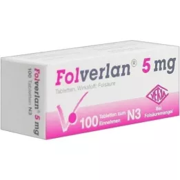 FOLVERLAN 5 mg tablety, 100 ks