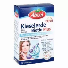 ABTEI Tablety Silica Plus Biotin Depot, 56 ks