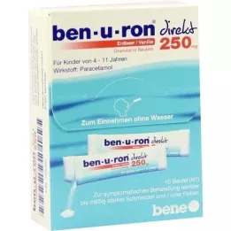 BEN-U-RON direct 250 mg granule jahoda/vanilka, 10 ks