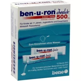 BEN-U-RON direct 500 mg granule jahoda/vanilka, 10 ks
