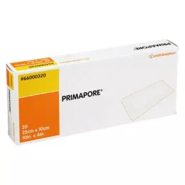 PRIMAPORE Sterilní obvaz na rány 10x25 cm, 20 ks