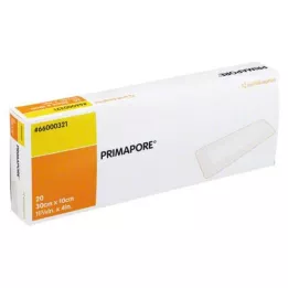 PRIMAPORE Sterilní obvaz na rány 10x30 cm, 20 ks