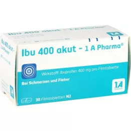 IBU 400 akut-1A Pharma potahované tablety, 30 ks