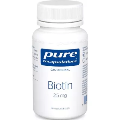 PURE ENCAPSULATIONS Biotin 2,5 mg kapsle, 60 kapslí