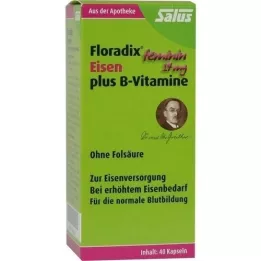 FLORADIX Železo plus vitamíny skupiny B, 40 ks
