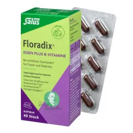 FLORADIX Železo plus vitamíny skupiny B, 40 ks