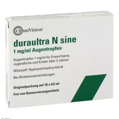 DURAULTRA N sinusové oční kapky, 10X0,6 ml DURAULTRA N sinusové oční kapky, 10X0,6 ml
