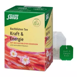 BACHBLÜTEN TEE Power &amp; Energy Bio Salus Fbtl., 15 ks