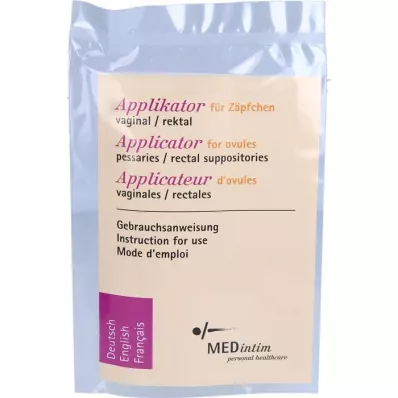 VAGINAL APPLIKATOR pro čípky, 3 ks