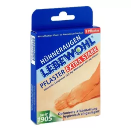 LEBEWOHL Kukuřičná sádra extra silná vložená, 8 ks