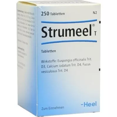 STRUMEEL T tablety, 250 ks