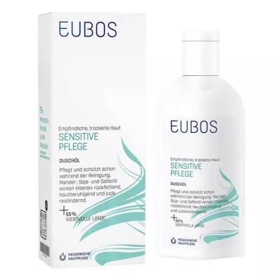 Eubos Sensitive sprchový olej F, 200 ml