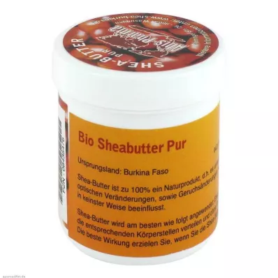 SHEABUTTER Organická čistá nerafinovaná, 50 g