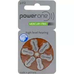 BATTERIEN Poslechněte si PowerOne 312, 6 ks