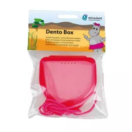 MIRADENT Dento Box I růžový box na rovnátka, 1 ks
