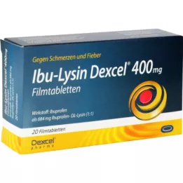 IBU-LYSIN Dexcel 400 mg potahované tablety, 20 ks