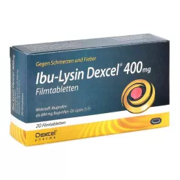 IBU-LYSIN Dexcel 400 mg potahované tablety, 20 ks