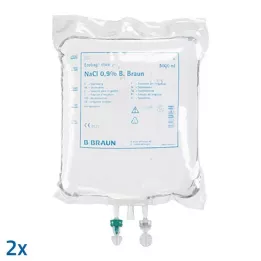 KOCHSALZLÖSUNG 0,9% oplachovací roztok B.Braun Ecob.Click, 2X5000 ml