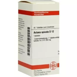 ACTAEA SPICATA D 12 tablet, 80 ks