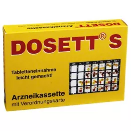 DOSETT S Lékařská kazeta modrá, 1 ks