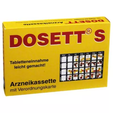 DOSETT S Lékařská kazeta modrá, 1 ks