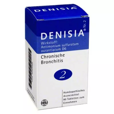 DENISIA 2 tablety na chronickou bronchitidu, 80 ks