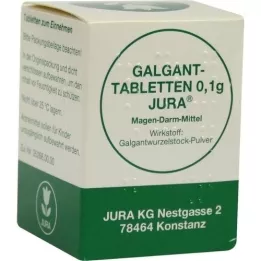GALGANTTABLETTEN 0,1 g Jura, 100 ks
