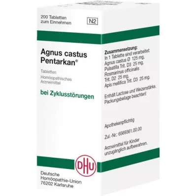 AGNUS CASTUS PENTARKAN Tablety, 200 ks