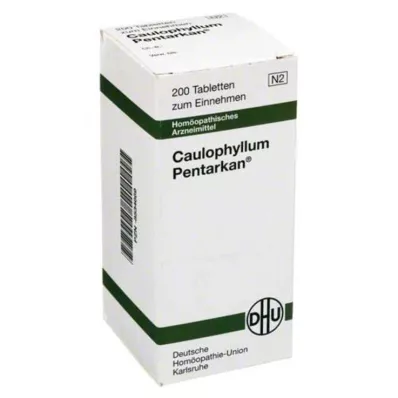 DHU Caulophyllum Pentarkan tablety, 200 ks