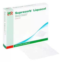 SUPRASORB Liquacel hydroakt.Faserverb.15x15 cm, 4 ks