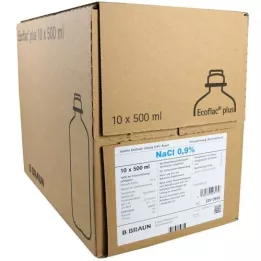 ISOTONE Fyziologický roztok 0,9% Braun Ecoflac Plus, 10X500 ml