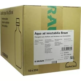 AQUA AD injectabilia Ecoflac Plus infuzní roztok, 10X250 ml