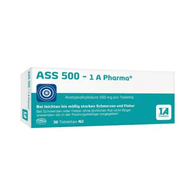ASS 500 tablet 1A Pharma, 30 ks