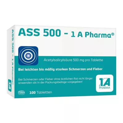 ASS 500 tablet 1A Pharma, 100 ks