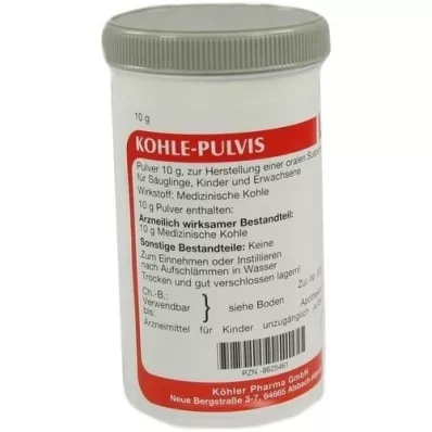 KOHLE pulvis v prášku, 10 g