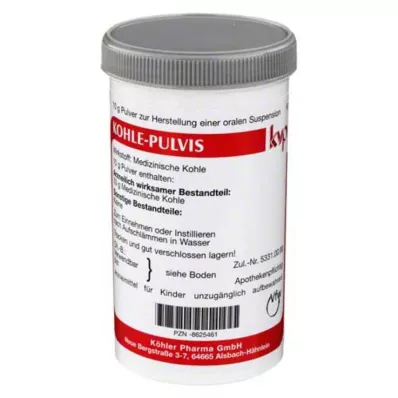 KOHLE pulvis v prášku, 10 g