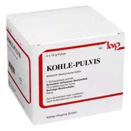 KOHLE pulvis v prášku, 4X10 g