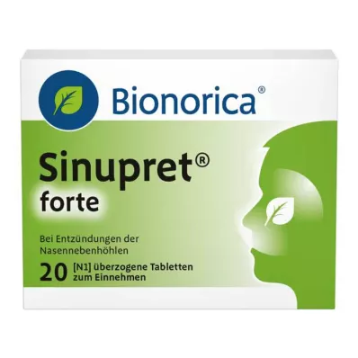Sinupret forte potahované tablety, 20 ks