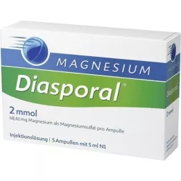 MAGNESIUM DIASPORAL 2 mmol ampule, 5X5 ml
