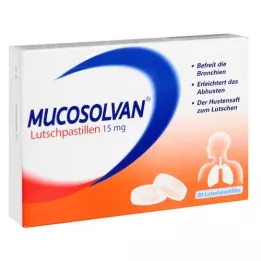 MUCOSOLVAN Pastilky 15 mg, 20 ks