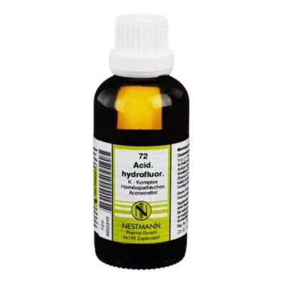 ACIDUM HYDROFLUORICUM Komplex K č. 72 Ředění, 50 ml