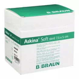 ASKINA Měkký obvaz na rány 5x7,5 cm sterilní, 50 ks