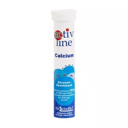 ACTIVLINE Šumivé tablety Calcium lemon, 20 ks
