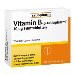 VITAMIN B12-RATIOPHARM 10 μg potahované tablety, 100 ks