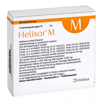 Helixor série M pack IV ampule (4x7 kusů)