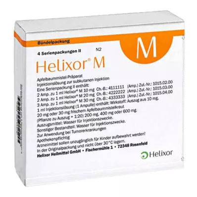 Ampulky Helixor řady M pack II (4x7 kusů)